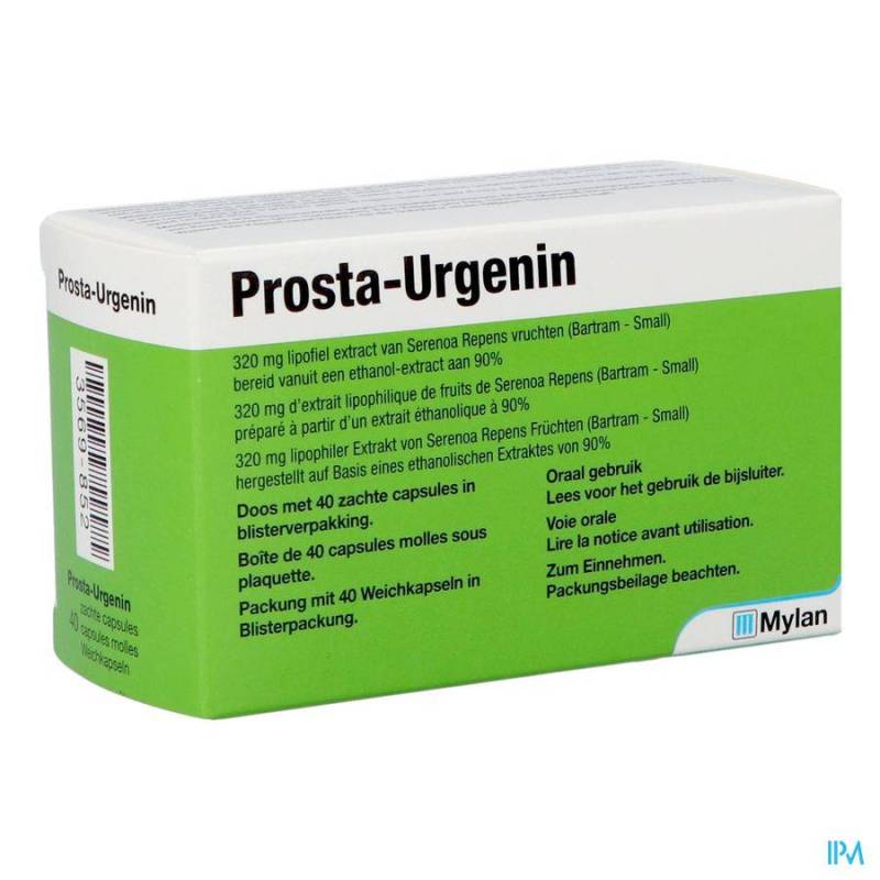 PROSTA URGENIN 320MG PI PHARMA CAPS MOLLES 40