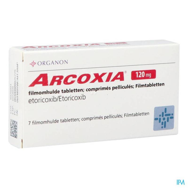 ARCOXIA 7 COMP 120 MG PI PHARMA