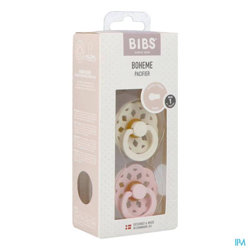 BIBS 1 FOPSPEEN BOHEME DUO IVORY&BLOSSOM