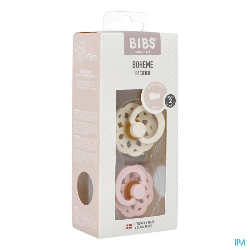 BIBS 2 FOPSPEEN BOHEME DUO IVORY&BLOSSOM