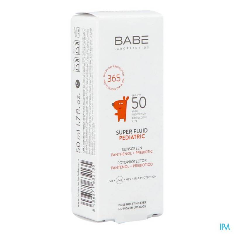 BABÉ SUN PEDIATRIC SUPER FLUID SUNSCR. SPF50 50ML