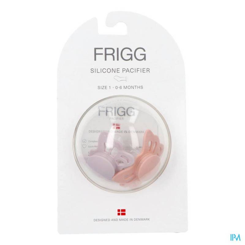 FRIGG FOPSPENEN BUTTERFLY T1 SILICON LILAC/PEACH 2