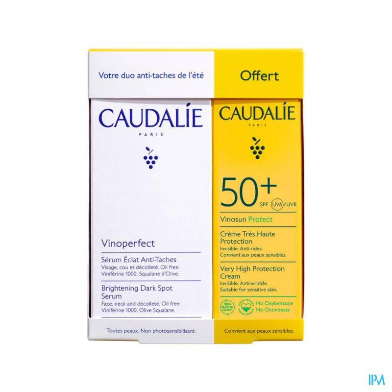 CAUDALIE COFFRET SERUM VINOPERFECT&SOLAIRE 2 PROD.