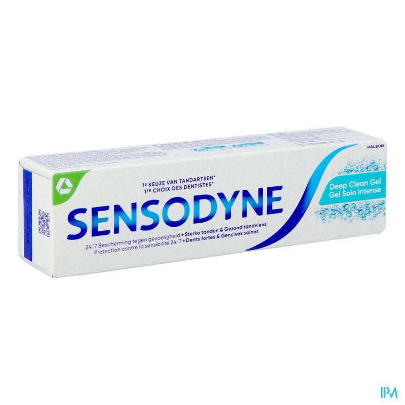 SENSODYNE DEEP CLEAN GEL TANDPASTA TUBE 75ML NF