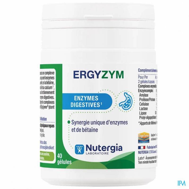 ERGYZYM CAPS 40 NF