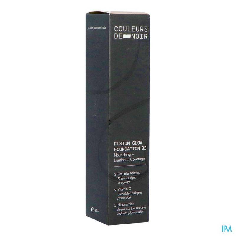 LES COULEURS DE NOIR FUS.GLOW FDT 02 C.NTRL 30ML