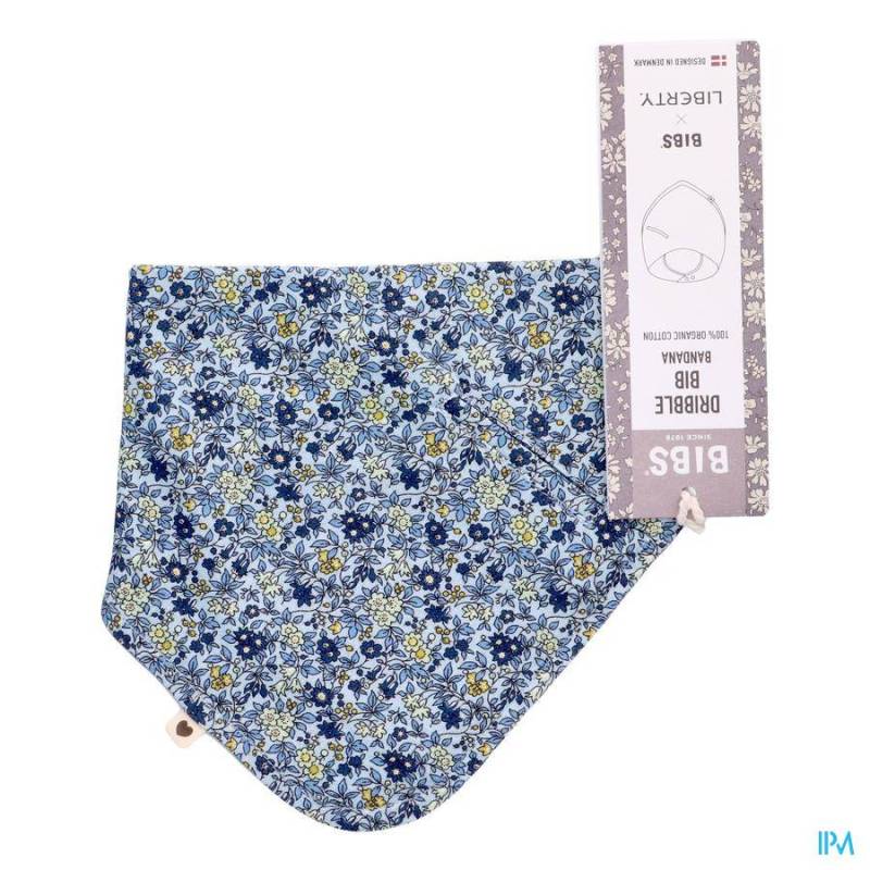 BIBS BANDANA BIB LIBERTY BLUE