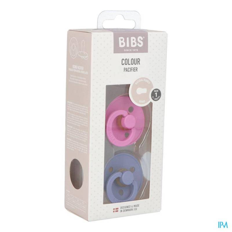 BIBS 1 FOPSPEEN DUO BUBBLEGUM/PERI