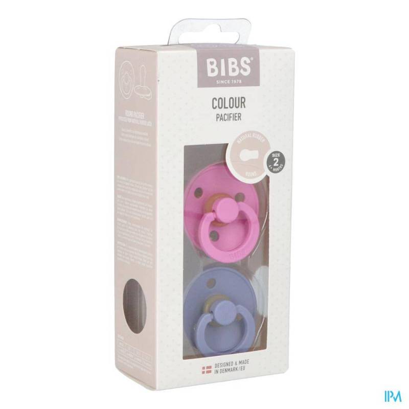 BIBS 2 FOPSPEEN DUO BUBBLEGUM/PERI