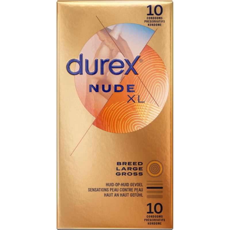 DUREX NUDE XXL CONDOOMS 10