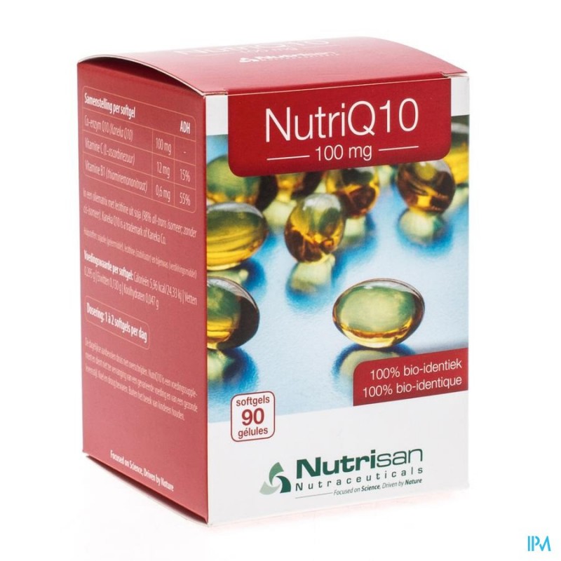Nutri Q10 100mg Nf Softgels 90 Nutrisan
