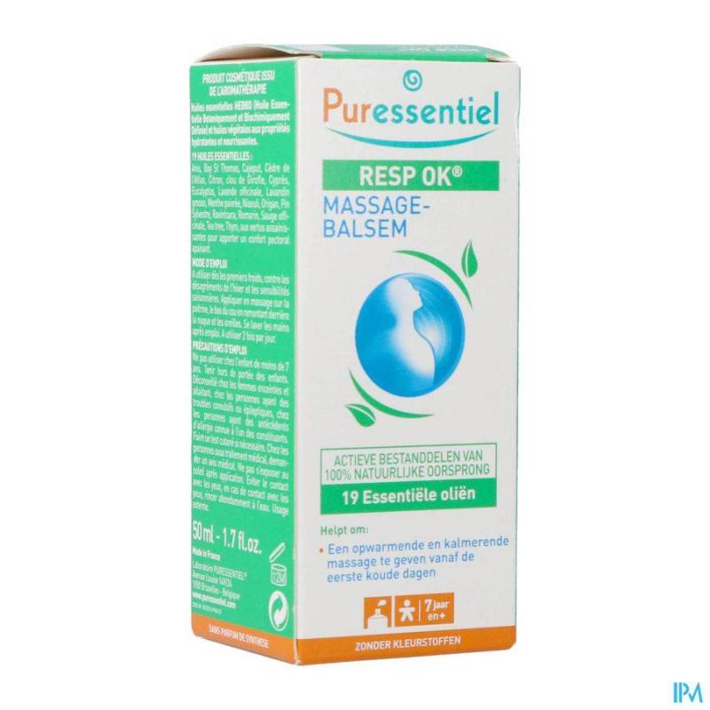 Puressentiel Ademhaling Balsem 19 Ess Olie 50ml