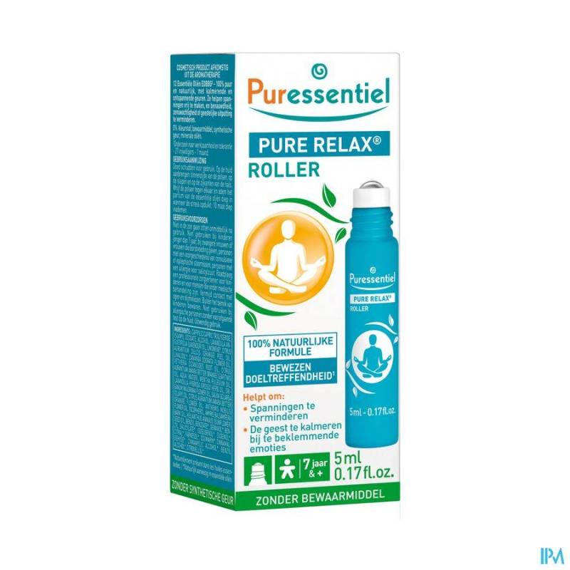 Puressentiel Stress Roller 12 Ess Olie 5ml