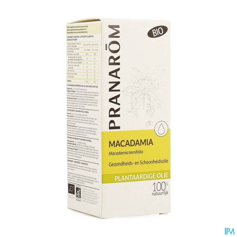 MACADAMIA BIO HLE VEG. 50ML PRANAROM