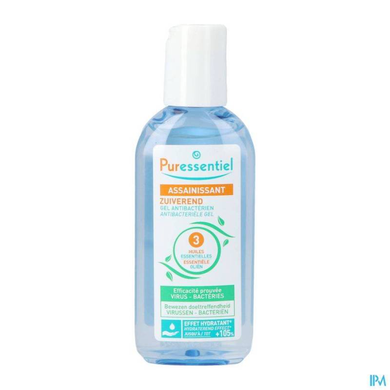 PURESSENTIEL A/BACTER.GEL HYDRO ALC.3 HLE ESS 80ML