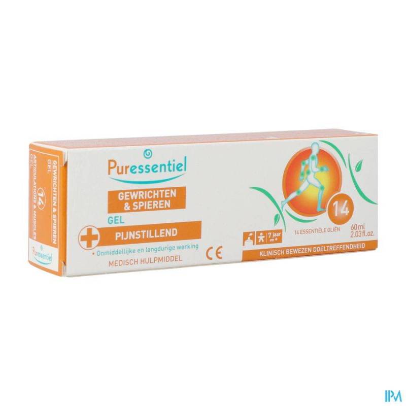 Puressentiel Gewrichten Gel 14 Ess Olie 60ml