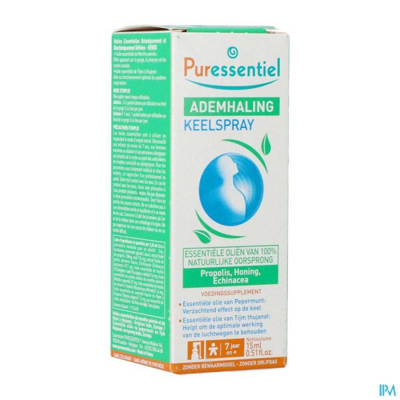 Puressentiel Ademhaling Keelspray 15ml