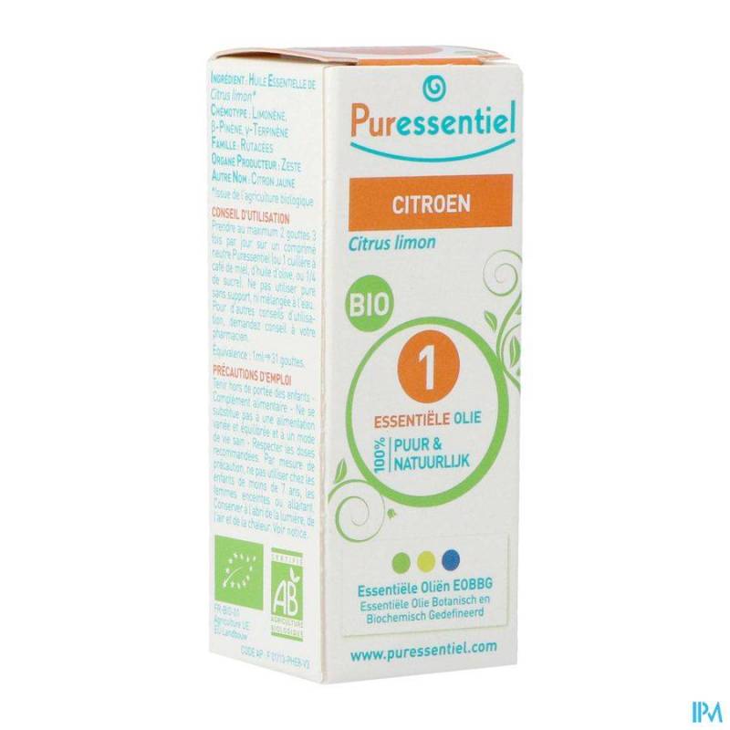 Puressentiel Expert Citroen Bio Ess Olie 10ml