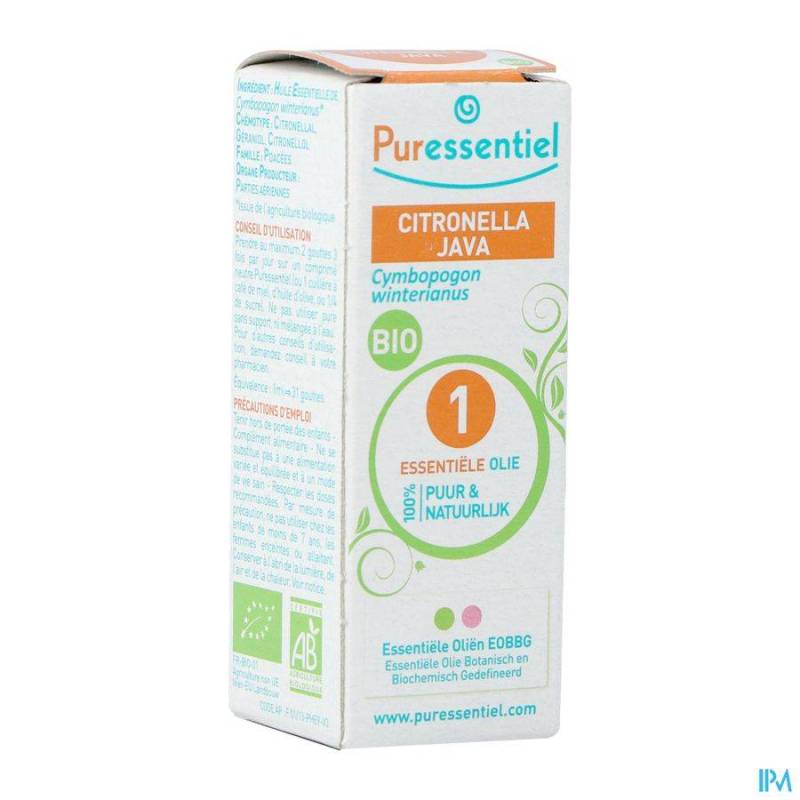 Puressentiel Expert Citronel Jav Bio Ess Olie 10ml