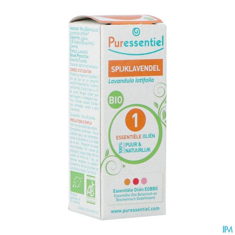 Puressentiel Expert Spijklavend. Bio Ess Olie 10ml