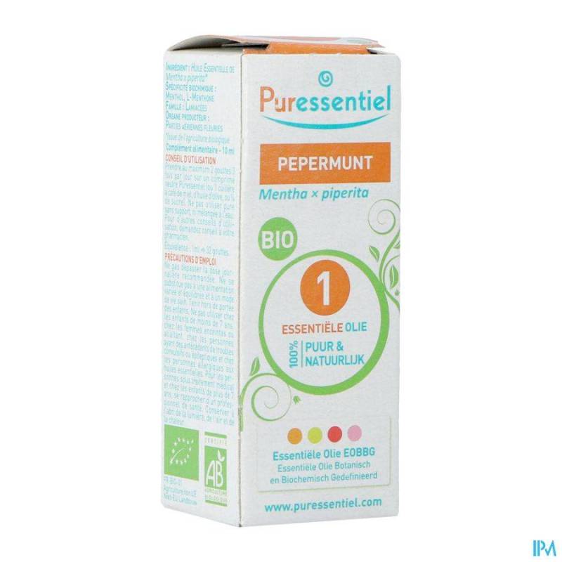 Puressentiel Expert Pepermunt Bio Ess Olie 10ml