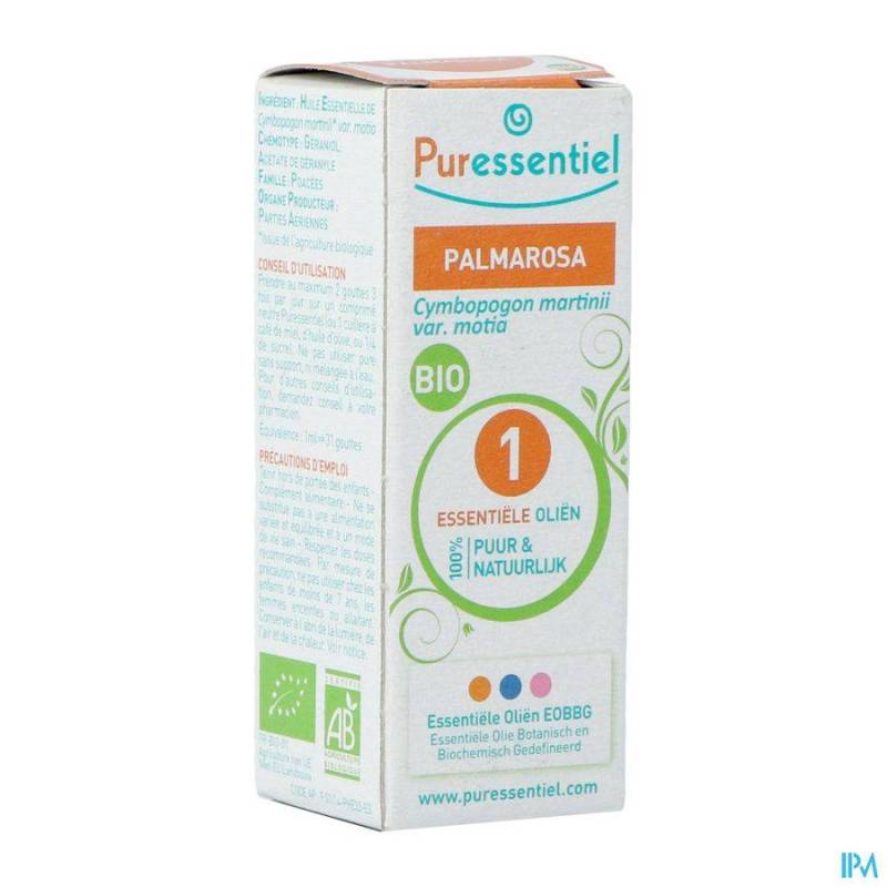 Puressentiel Expert Palmarosa Bio Ess Olie 10ml