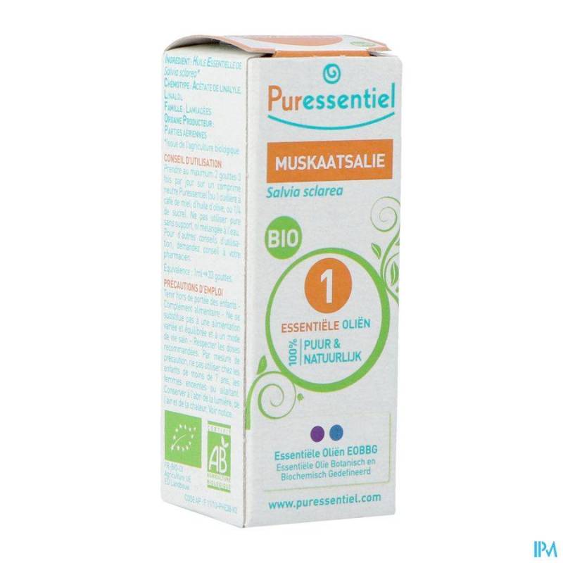 Puressentiel Expert Muskaatsalie Bio Ess Olie 5ml