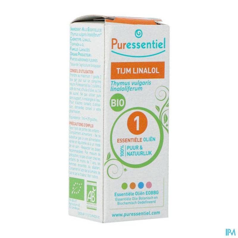 Puressentiel Expert Tijm Linalol Bio Ess Olie 5ml