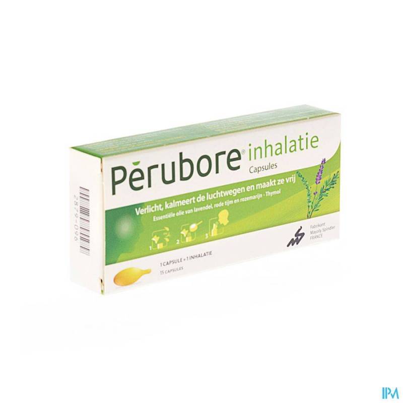 PERUBORE INHALATEUR HLE ESS CAPS 15