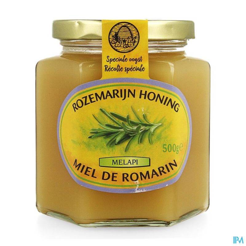 Melapi Honing Rozemarijn Zacht 500g 5532