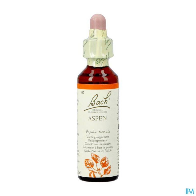 Bach Flower Remedie 02 Aspen 20ml