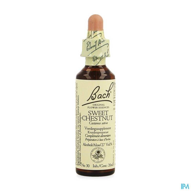 Bach Flower Remedie 30 Sweet Chestnut 20ml