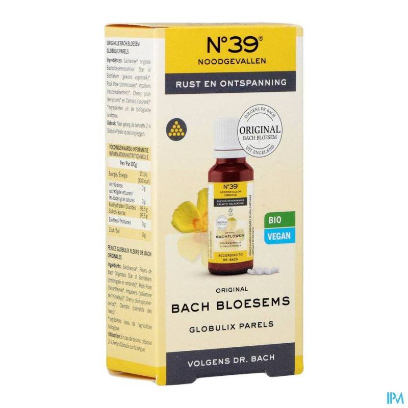 Bachbloesem Bio N39 Noodgevallen Parels 20g