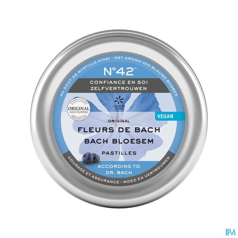 Bachbloesem Pastilles N42 Zelfvertrouwen 50g