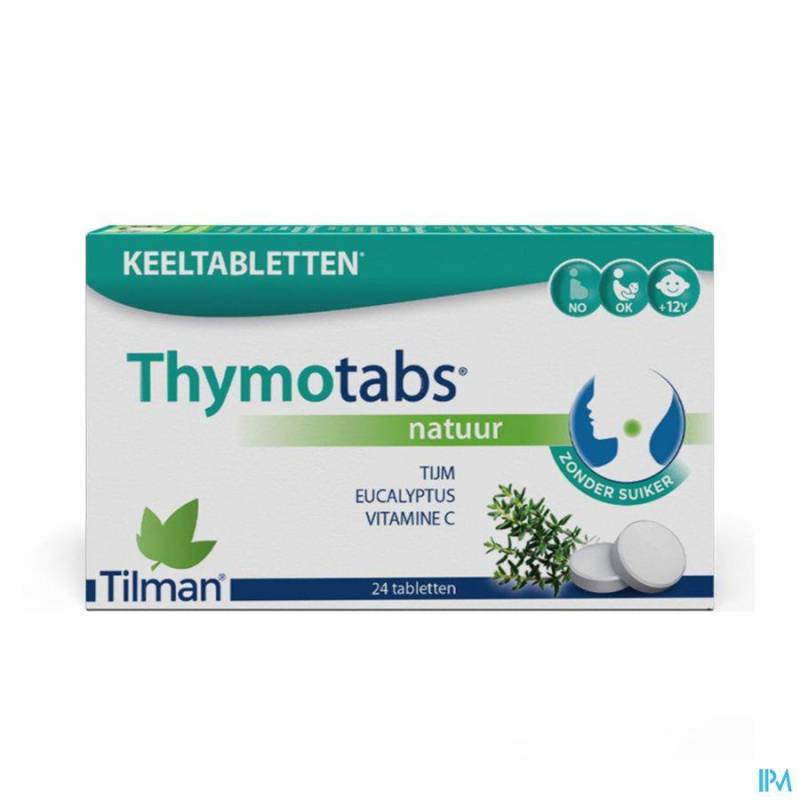 Tilman Thymotabs Natuur 20 Zuigtabletten