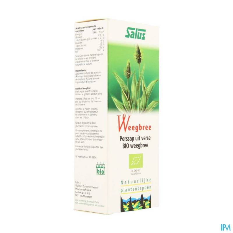 Salus Weegbreesap Bio 200ml