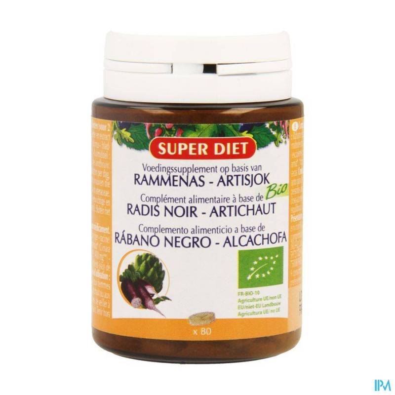 SUPER DIET RADIS NOIR-ARTICHAUT BIO COMP 80