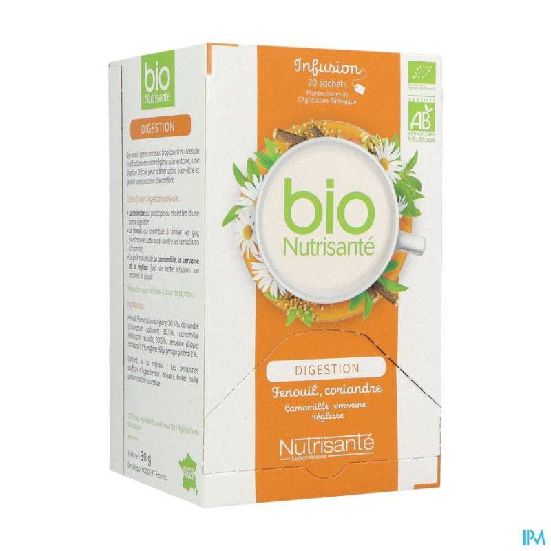 Infusie Bio Vertering Zakje 20