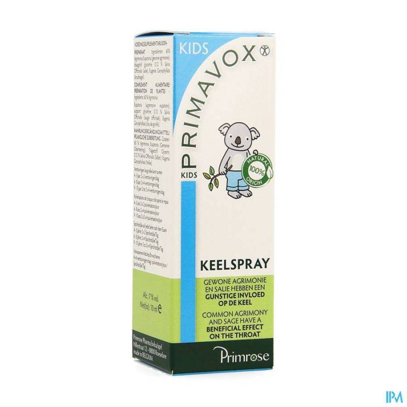 Primavox Kids Keelspray 10ml