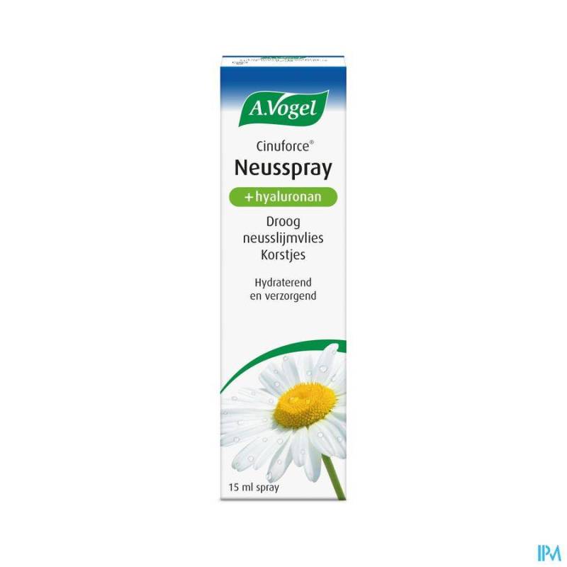 Vogel Cinuforce Neusspray Droog Slijmvlies 15ml