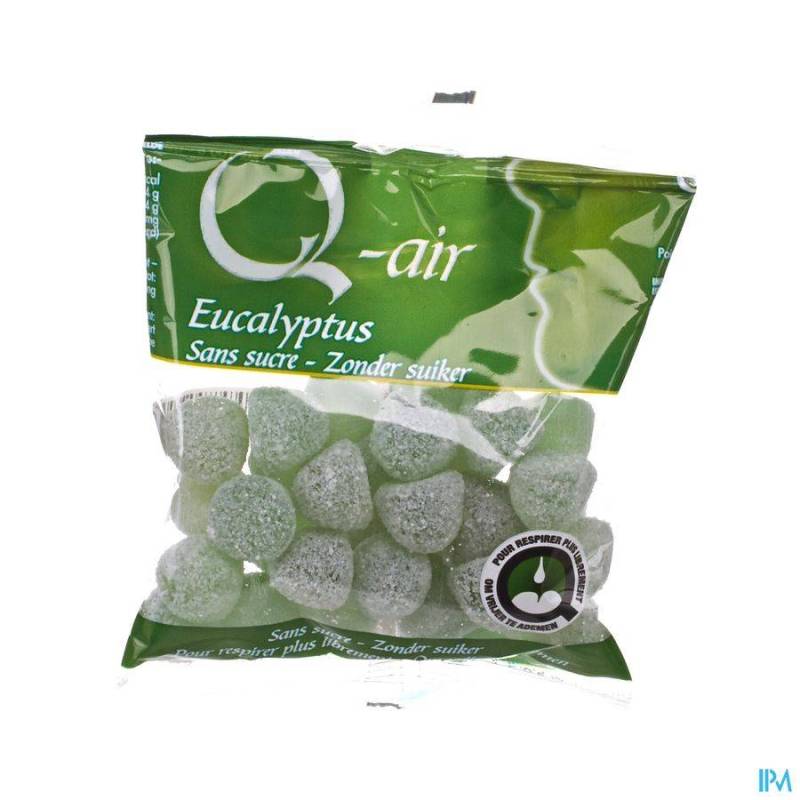 Q-AIR EUCALYPTUS SANS SUCRE GOMMES 85G