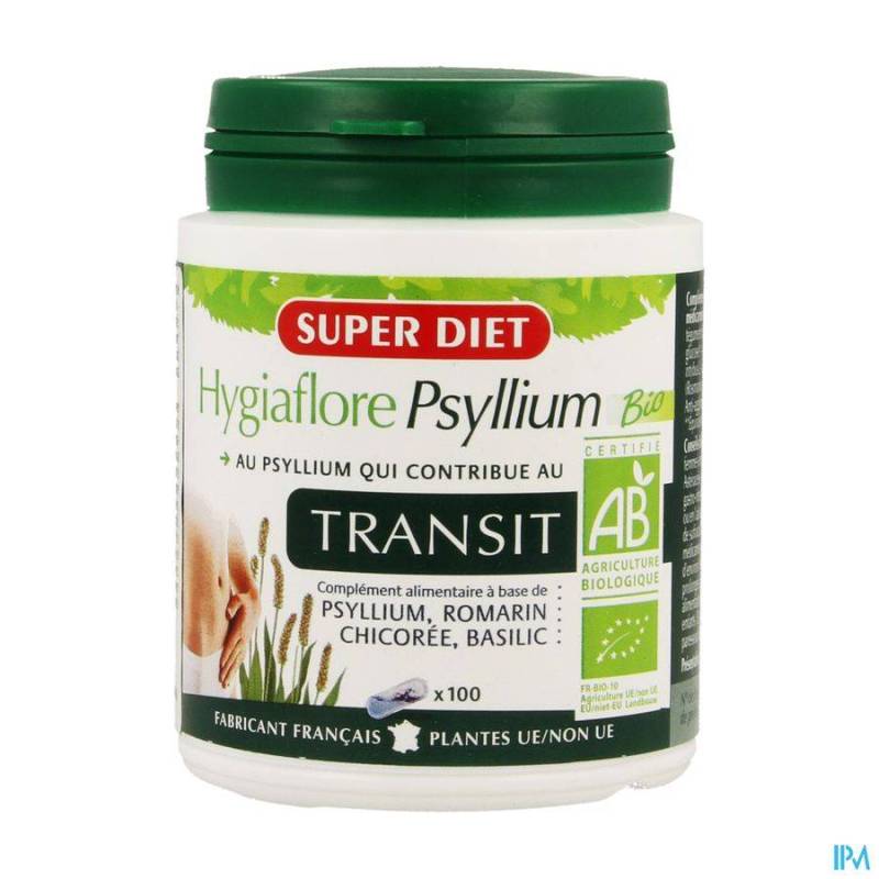 Super Diet Hygiaflore Psyllium Capsules  100