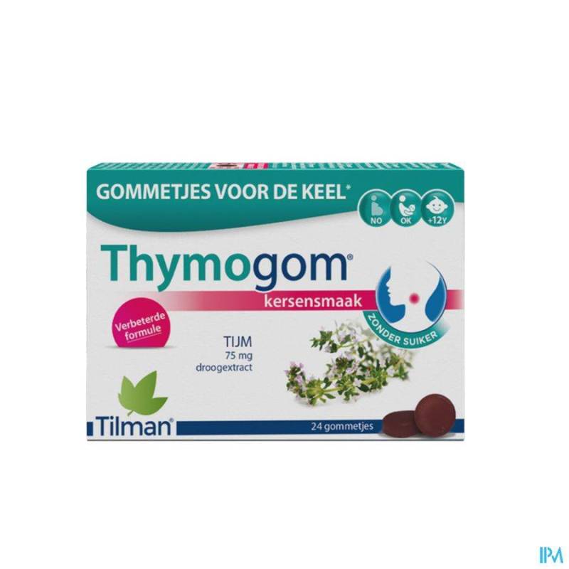 Thymogom Gommetjes Tijmextract 24