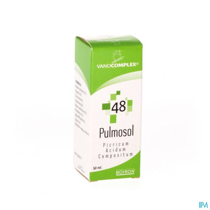 Vanocomplex N48 Pulmosol Gutt 50ml Unda