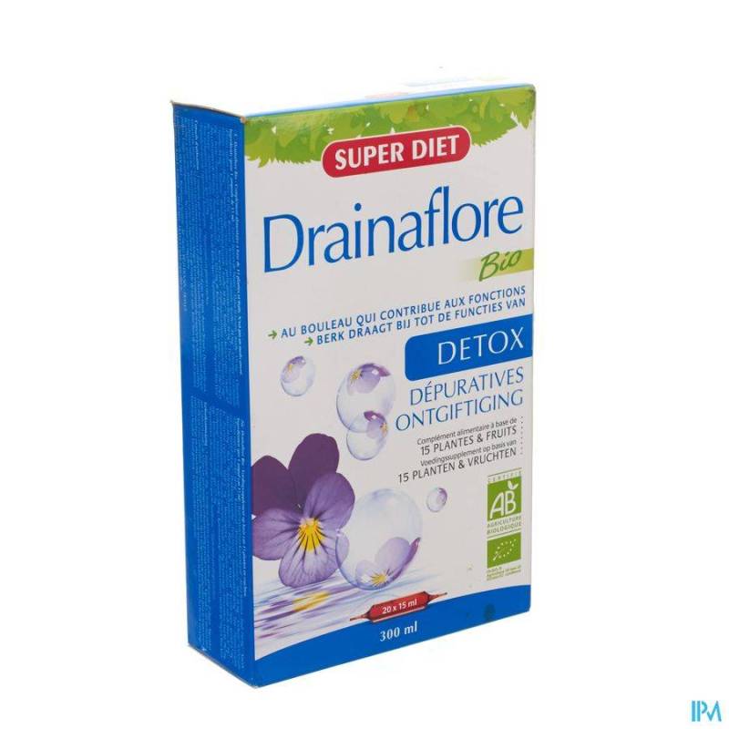 Super Diet Drainaflore Bio Amp 20x15ml