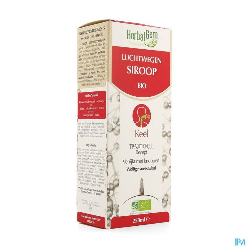 Herbalgem Verkoudheidssiroop 250ml