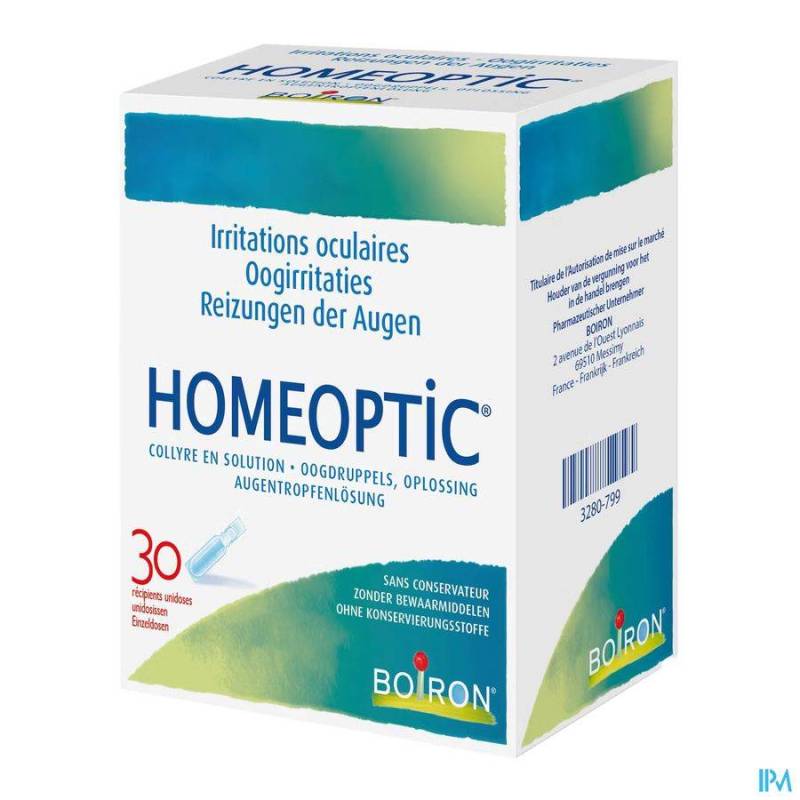 HOMEOPTIC UNIDOSES 30 X 0,4ML BOIRON