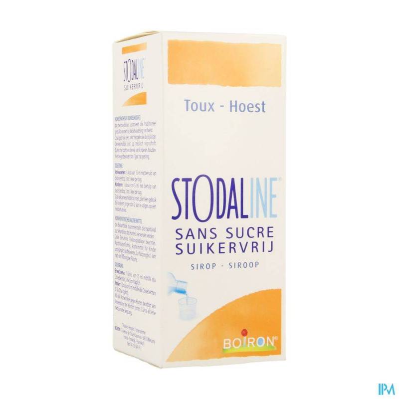 STODALINE SANS SUCRE SIROP 200ML BOIRON