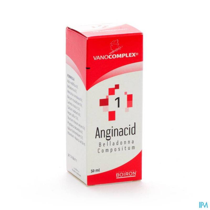 Vanocomplex N 1 Anginacid Gutt 50ml Unda