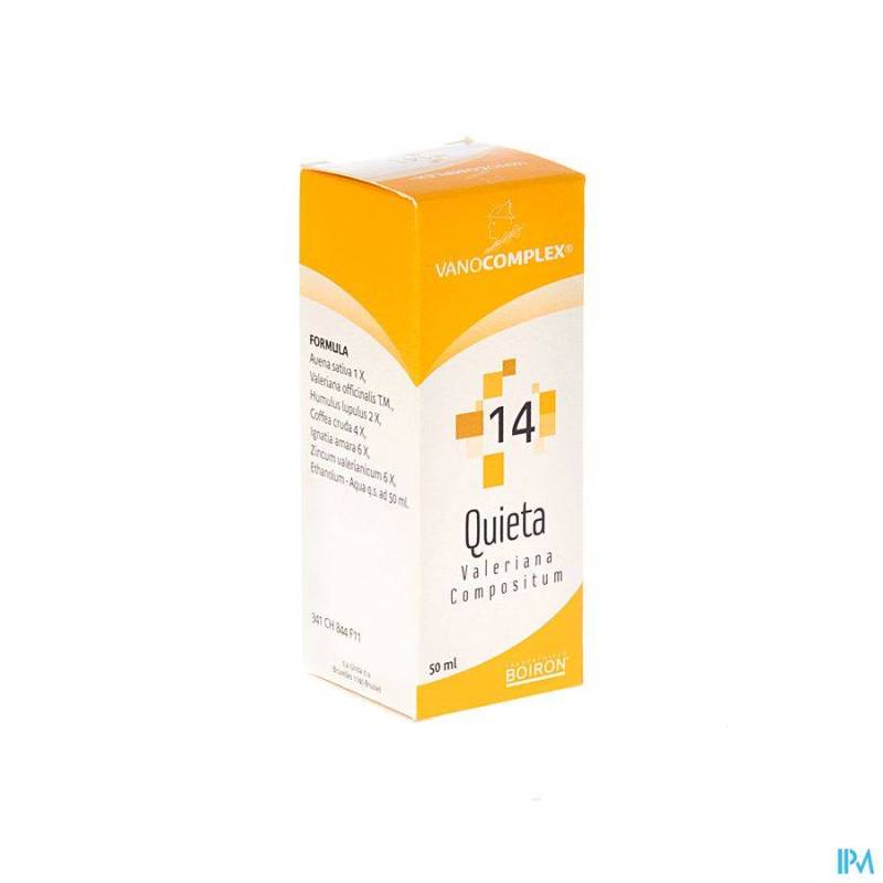 VANOCOMPLEX N14 QUIETA GUTT 50ML UNDA